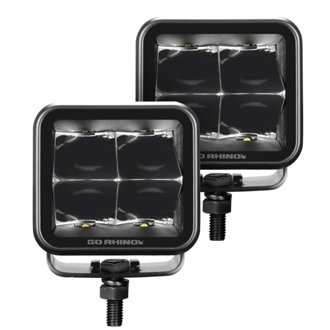 Blackout Series - CUBEIT 3x3 LED Cube Spot Lights, Pair
