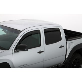 AVS 05-15 Toyota Tacoma Double Cab Ventvisor In-Channel Front & Rear Window Deflectors 4pc - Smoke