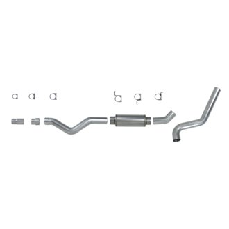 Diamond Eye KIT 5in Catback Single AL: 2006-2007.5 CHEVY 6.6L 2500/3500