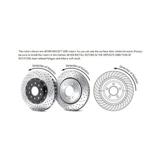 Baer Brakes Big Claw Performance Rotors, Rear