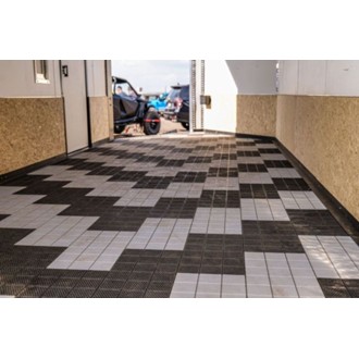 FLOORING, PROTECH, SMOOTH, LIGHT GRAY, 8 PIECE KIT