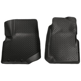 02-08 GM Trailblazer/Bravada/Envoy/05-08 Saab 9-7X Classic Style Black Floor Liners