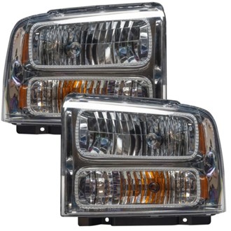 Oracle 05-07 Ford F-250/350 SMD HL - Chrome - ColorSHIFT w/ BC1 Controller