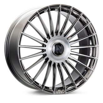 HF-8 22x9 / 5x120 BP / ET30 / 72.56 CB / Flat - EMC Polished / Brushed Wheel