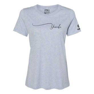 Yamaha Signature Womens T- Shirt/Hthr Lt Blue S