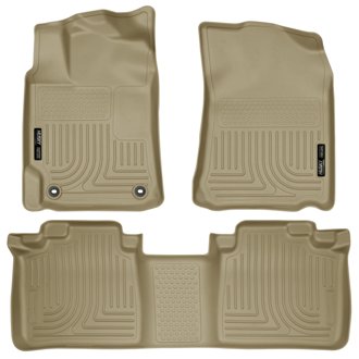 2012 Toyota Camry WeatherBeater Combo Tan Floor Liners