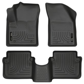 11-12 Dodge Avenger/Chrysler 200 WeatherBeater Combo Black Floor Liners