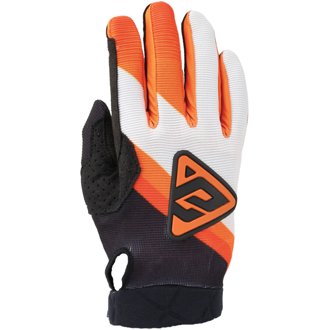 Peak Flo Gloves Black/Hyper Orange/White Youth - Medium