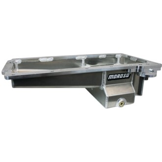 GM LS Swap (w/Spin-On Oil Filter Adapter) Road Race Baffled Wet Sump 7qt 6in Aluminum Oil Pan
