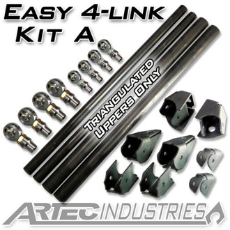 Easy 4 Link - Kit A - Tube - 7/8 In & 1 1/4 In Rod Ends