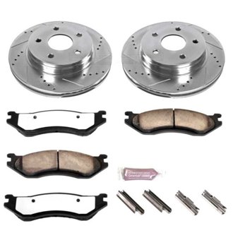 Z36 Truck and SUV Carbon-Fiber Ceramic Brake Pad and Drilled & Slotted Rotor Kit