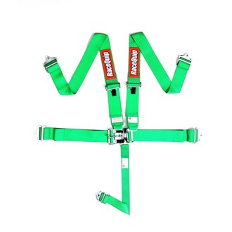 Green L & L 5pt Seat Belt