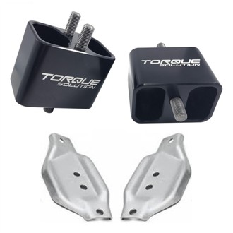 Solid Billet Engine Mounts w/ Mount Plates: 02-14 Subaru WRX / 04-17 STI