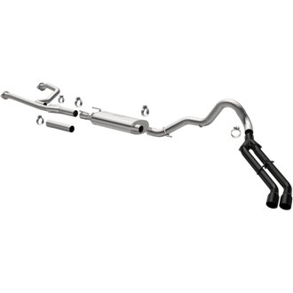 Street Series Black Coated Cat-Back System