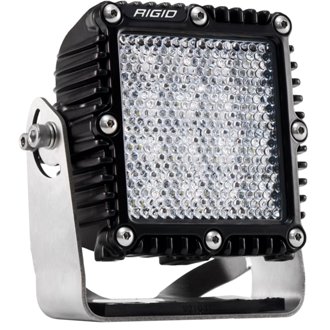 Q-Series Pro Led Light, Flood/Diffused, Black Housing, Single