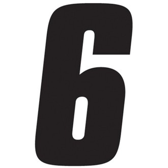 FX 2015 NUMBERS FACTORY 4" BLACK 6
