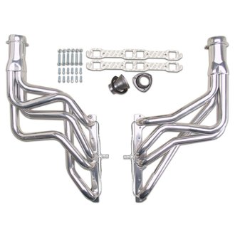 Silver Long-Tube EO Headers For 1967-81 Camaro 283-400 w/A.I.R.