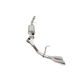 Corsa 2021-2025 Chevrolet Suburban 5.3L 4WD Single Side 3in Sport Cat-Back 4in Polished DW RoundTip