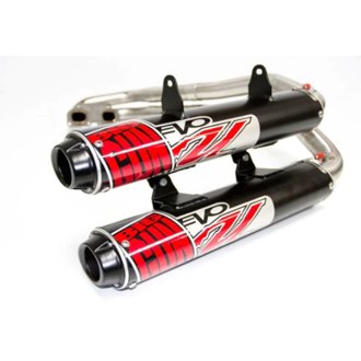16-23 Polaris General 1000 EVO U Series Dual Full Syst Exhaust