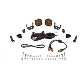 Allows for installation of SS3 LED pods on bumper roll bars.