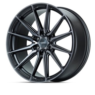 HF6-1 22x9.5 / 6x139.7- ET20 / Deep Face / 106.1 - Tinted Matte Gunmetal Wheel
