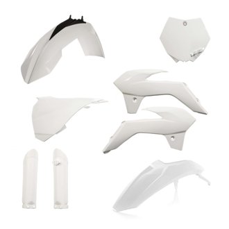 13-17 KTM SX85 (No Side Panels Includes L Air Box Cover) Full Plastic Kit - White