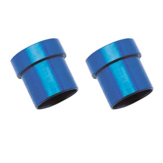 Performance -6 AN Tube Sleeve 3/8in dia. (Blue) (2 pcs