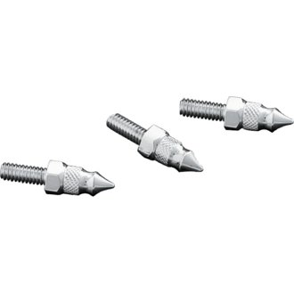 Windshield Mount Spikes 1/4-20X5/8in 96-13 Touring Chrome