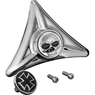 License Plate Mounting Hole Covers Zombie Chrome