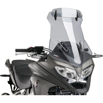 Multi-Adjustable Visor Fixed With Screws Smoke