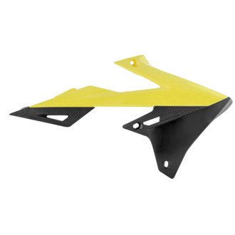 18+ Suzuki RMZ250/ RMZ450 Radiator Shroud - Yellow/Black