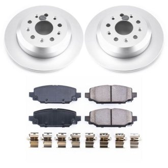 Evolution Coated Rotor And Low-Dust Ceramic Brake Pad Kit