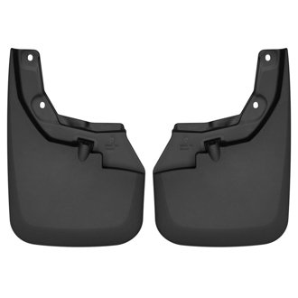 16-22 Toyota Tacoma w/ OE Fender Flares Custom Molded Front Mud Guards - Black