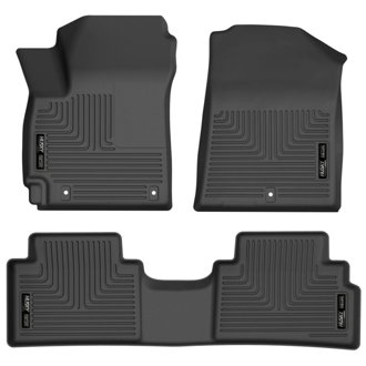 20-21 Kia Soul Weatherbeater Series Front & 2nd Seat Floor Liners - Black