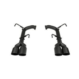 15-22 Subaru WRX STi VA Axle Back Exhaust Stainless Steel Single Wall Tip 4in Cerakote Black