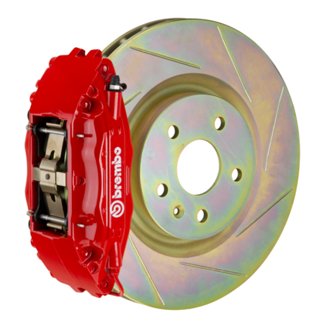 12-16 FR-S Front GT BBK 4 Piston Cast 2pc 326 x30 1pc Rotor Slotted Type1-Red