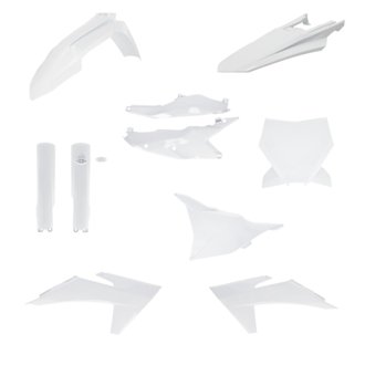 23-24 KTM 125-450 SX/ SX-F/XC/XC-F Plastic Kit - White