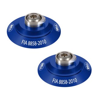 HANS Clip Set - Blue FIA8858-2010