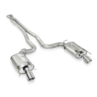 09-15 Cadillac CTS-V Sedan 3in Catback System X-Pipe Turbo S-Tube Mufflers 4in Tips