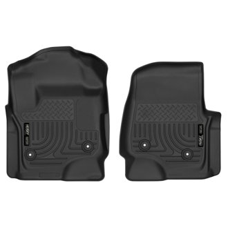 2017 Ford F250 Crew Cab Vinyl X-Act Contour Black Floor Liners
