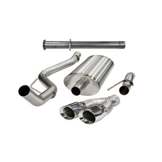 Corsa 2011-2014 Ford F-150 Raptor 6.2L V8 133in Wheelbase Polished Xtreme Cat-Back Exhaust