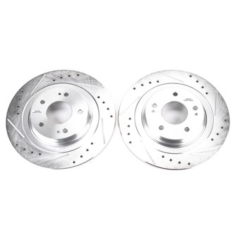 Evolution Performance Drilled And Slotted Rotor Pair