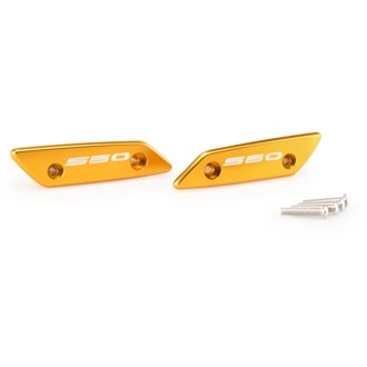 Rearview Mirrors Caps Gold