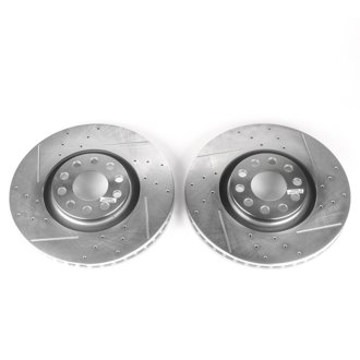 Evolution Performance Drilled And Slotted Rotor Pair