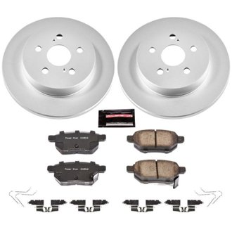 Evolution Coated Rotor And Low-Dust Ceramic Brake Pad Kit