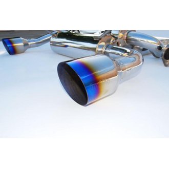 03-08 Infiniti G35 Coupe Gemini Single Layer Titanium Tip Cat-back Exhaust