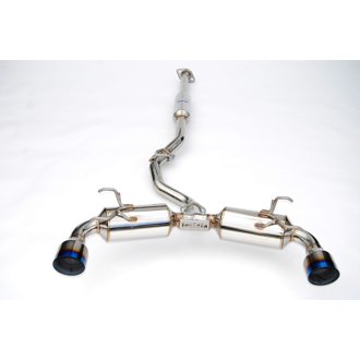 12+ Subaru BRZ / Toyota 86 N2 60mm Single Layer Titanium Burnt Tips Cat-Back Exhaust
