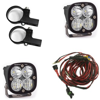 Squadron Pro LED Light Pods Kit w/Horizontal Mounts/1.75in Harness