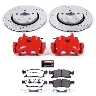 Z36 Truck and SUV Ceramic Brake Pad, Drilled & Slotted Rotor, and Caliper Kit