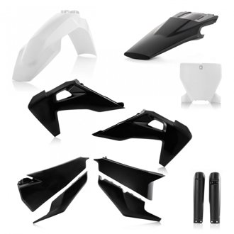 19-22 Husqvarna 125-450 TC/ FX/ FC/ TX/ TX-i Full Plastic Kit - White/Black